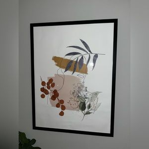 Framed boho art print